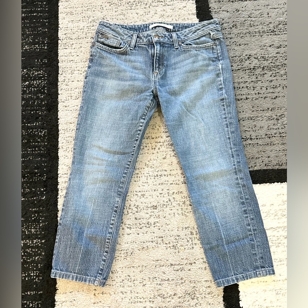 Joe's Jeans Women's Light Blue Denim Straight Capri Jeans